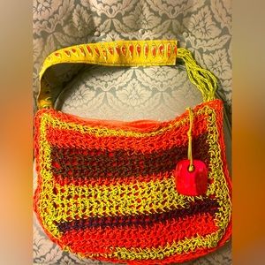 Authentic designer southwestern artist Susan Riedweg bag lined in suede